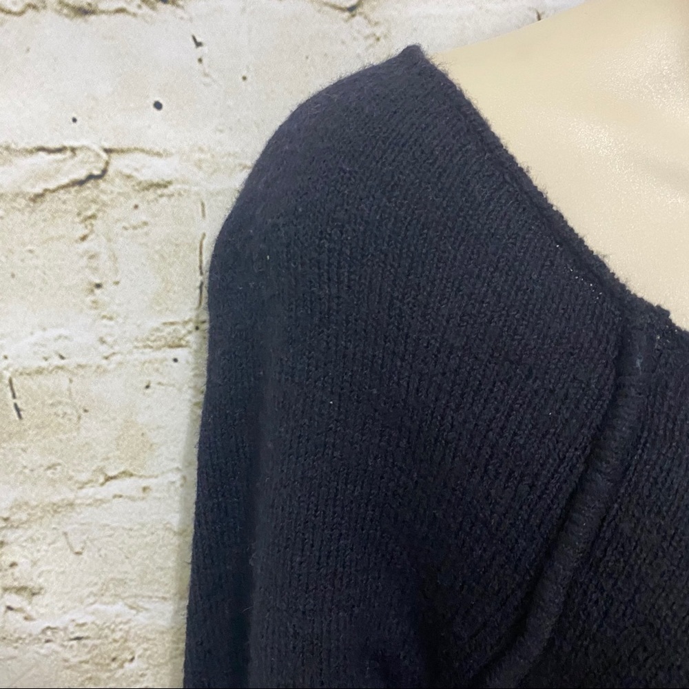 NWT Free People Black Wool Love & Harmony Sweater - Picture 3 of 6